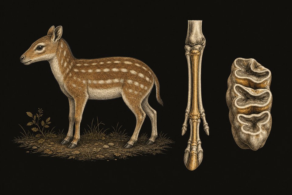 Eohippus: schouderhoogte, een voorpoot en een kies