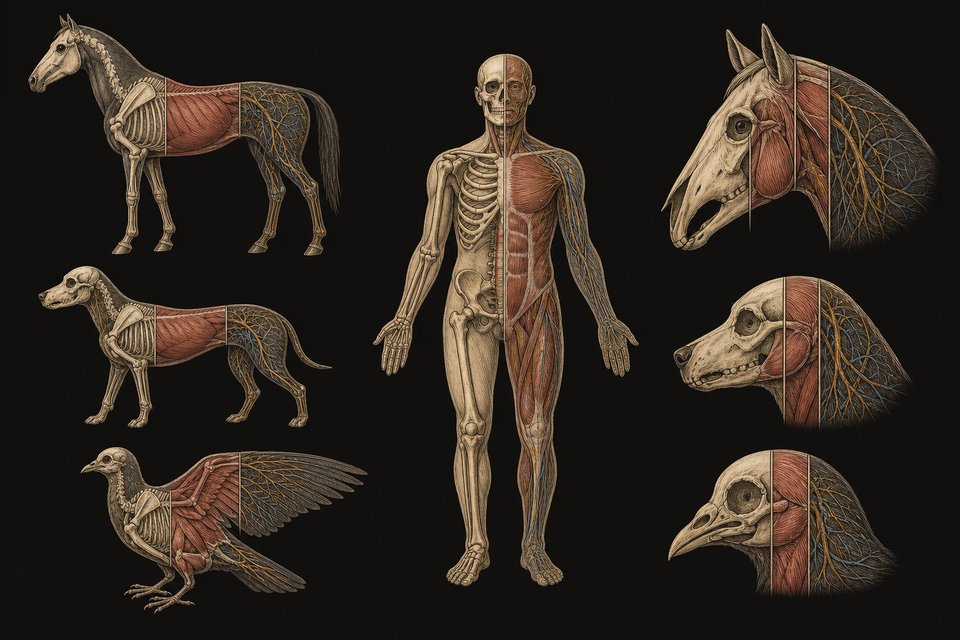 Threefoldness in the human being and in animals