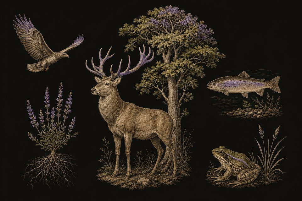Space Observe the space that is filled by an organism (plant, tree or animal). Is the space filled harmoniously or not?