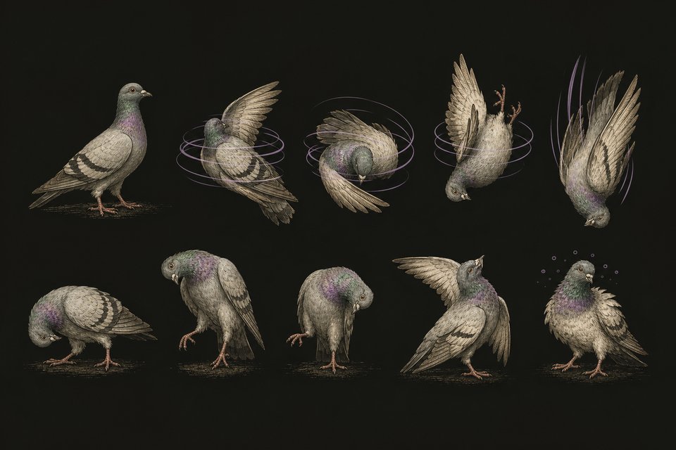 Do this exercise again with another subject, but this time let the subject go after spinning. What observations can you make 