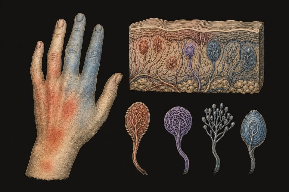 Warm spots and cold spots