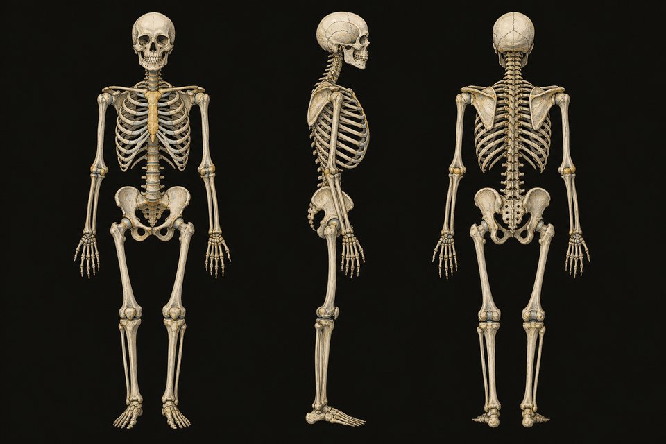 The skeleton of man