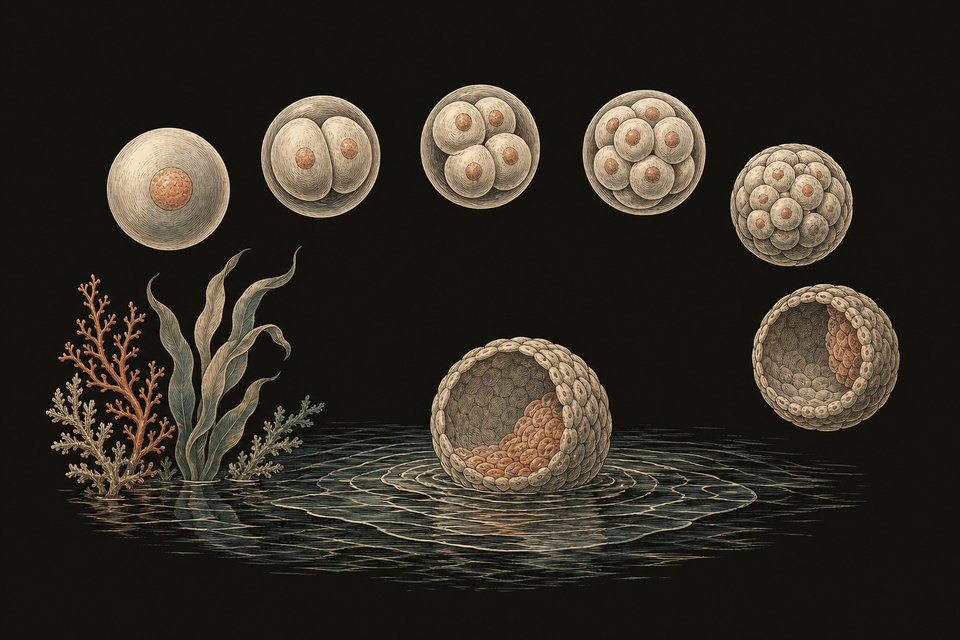 The first cell divisions