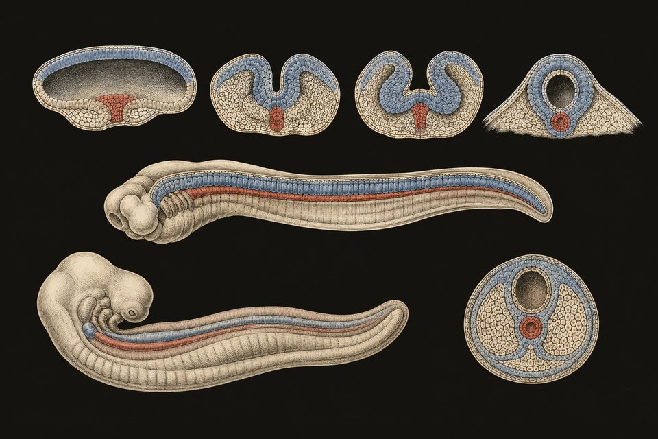 The formation of the notochord is here only given in outlines. The actual process is more complicated. See: www.embryology.ch