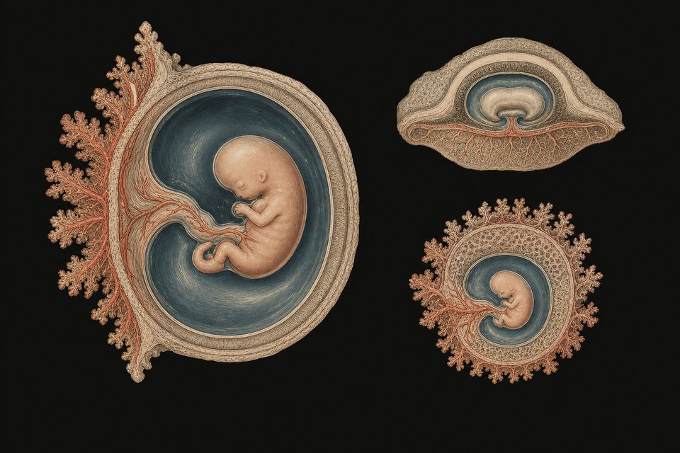 The growth of the amnion